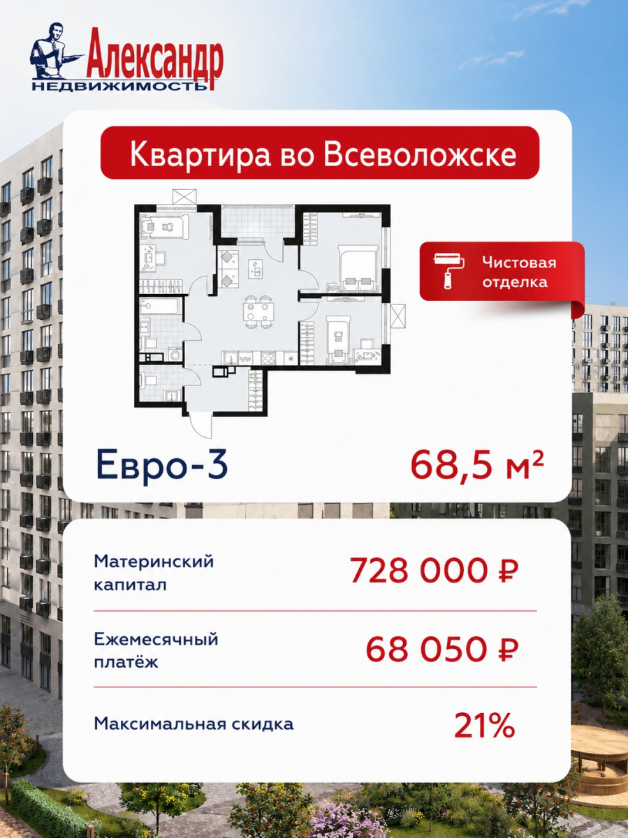 Хватит копить на первоначальный взнос квартиру можно купить уже сейчас! | Фото 4