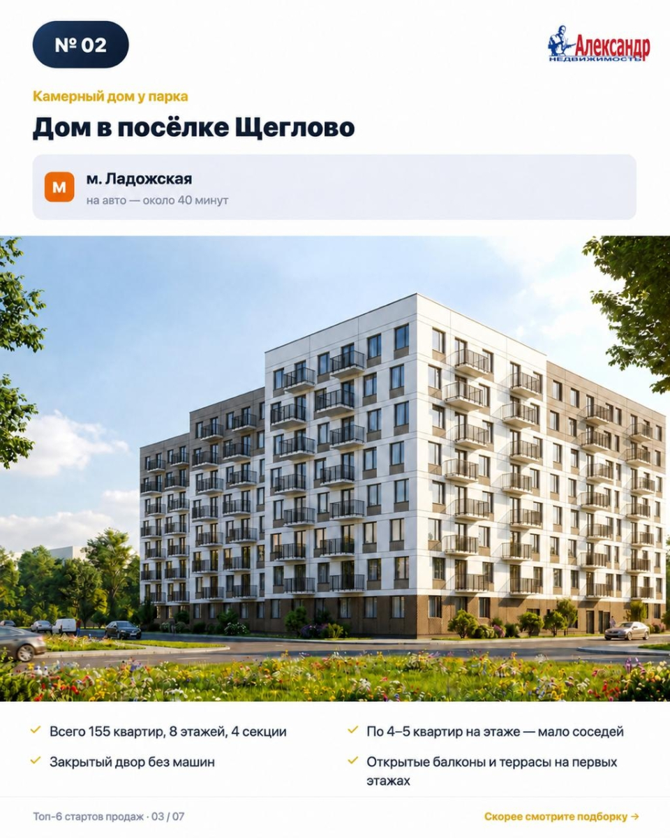 ТОП-6 СТАРТОВ ПРОДАЖ В ПЕТЕРБУРГЕ: АВГУСТ СЕНТЯБРЬ | Фото 3