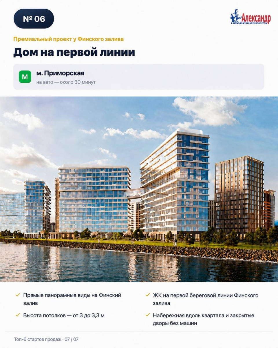 ТОП-6 СТАРТОВ ПРОДАЖ В ПЕТЕРБУРГЕ: АВГУСТ СЕНТЯБРЬ | Фото 7