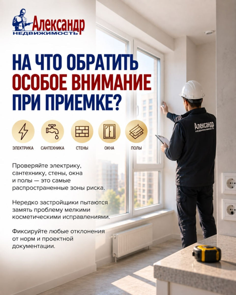 Приемка квартиры - это не просто бумажка, а ваша гарантия спокойствия | Фото 4